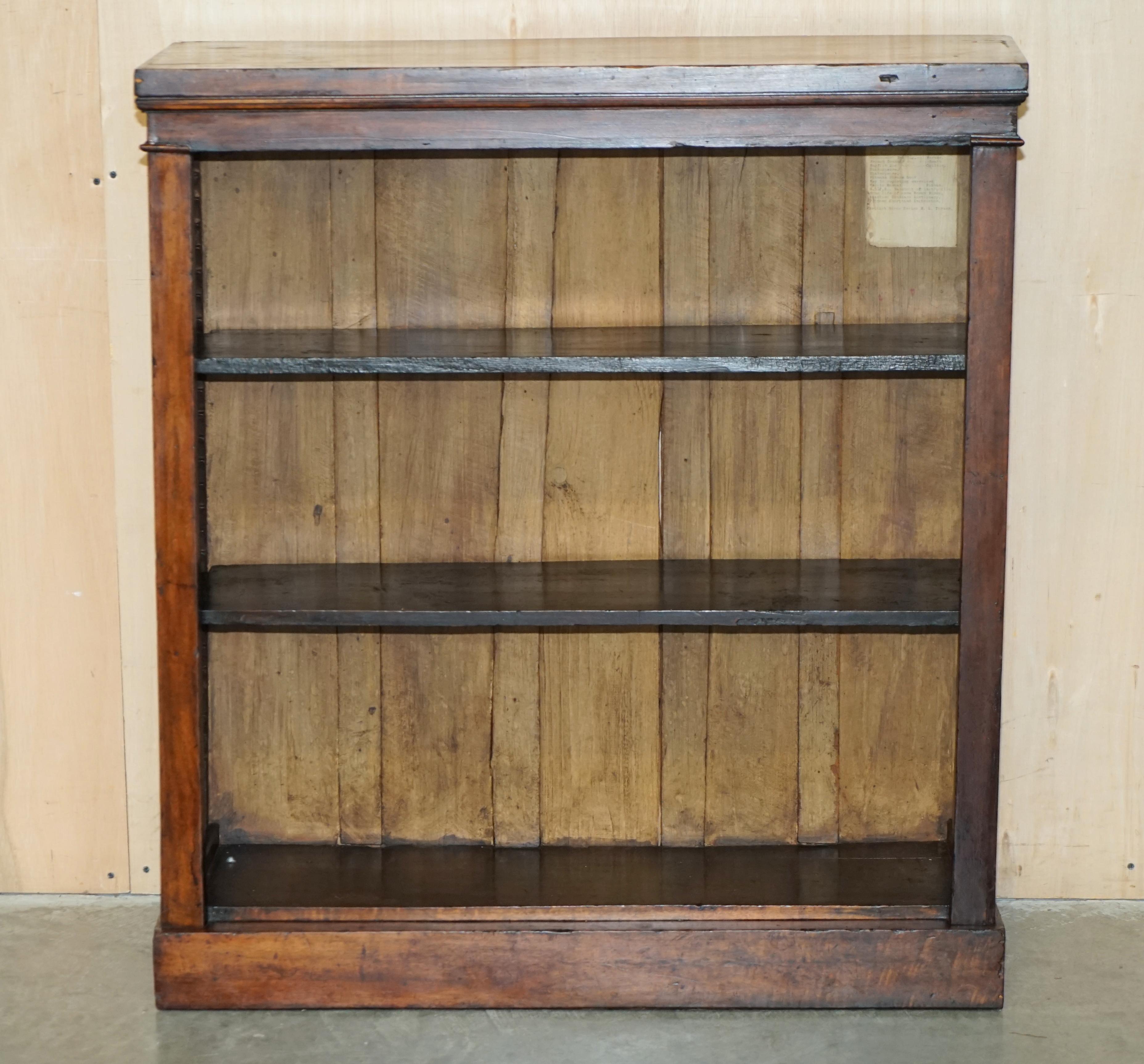 Royal House Antiques

Royal House Antiques is delighted to offer for sale this lovely antique rustic English mahogany bookcase dating to circa 1860 - 1880 with the original finish and height adjustable shelves 

Please note the delivery fee listed