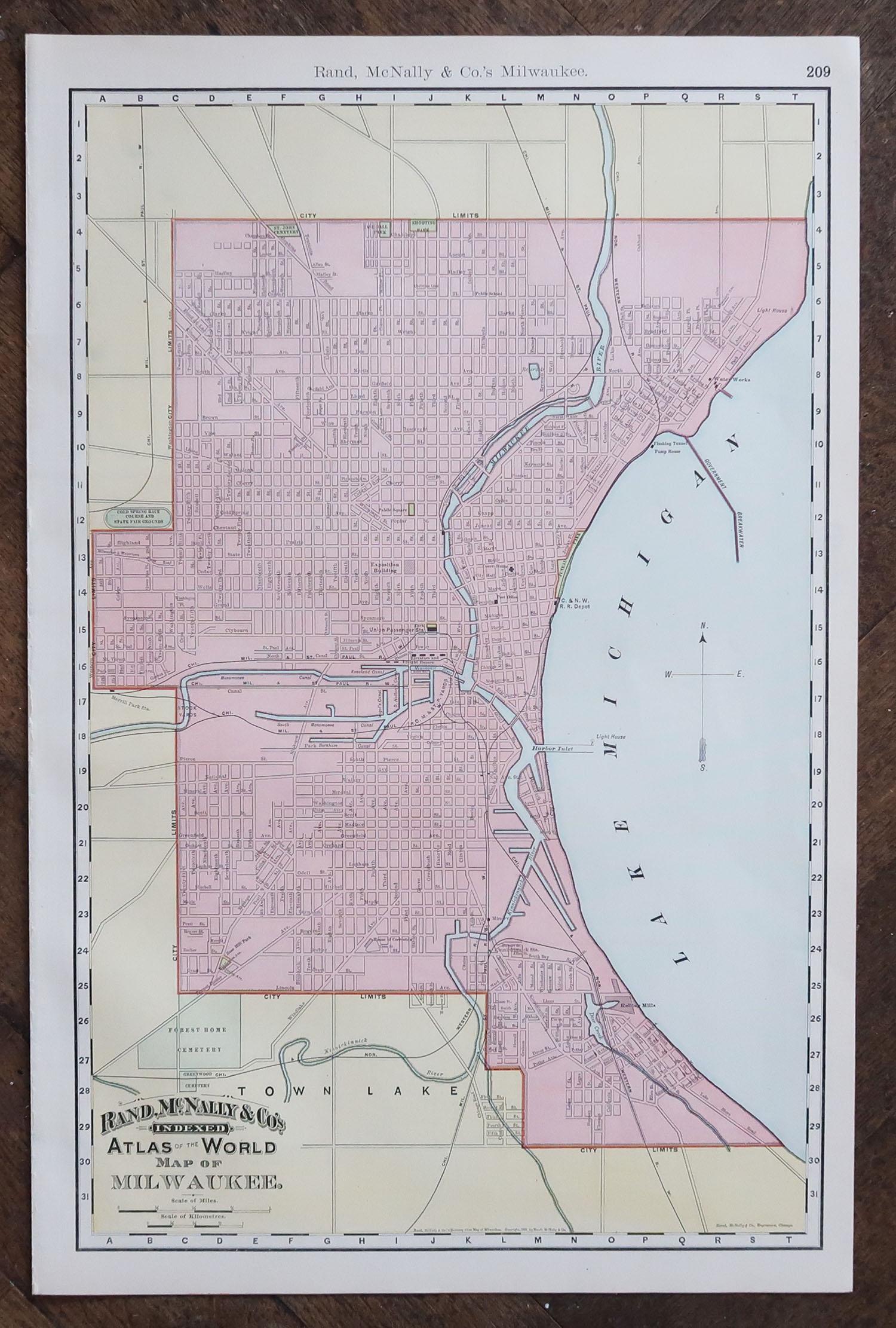 milwaukee on map of usa