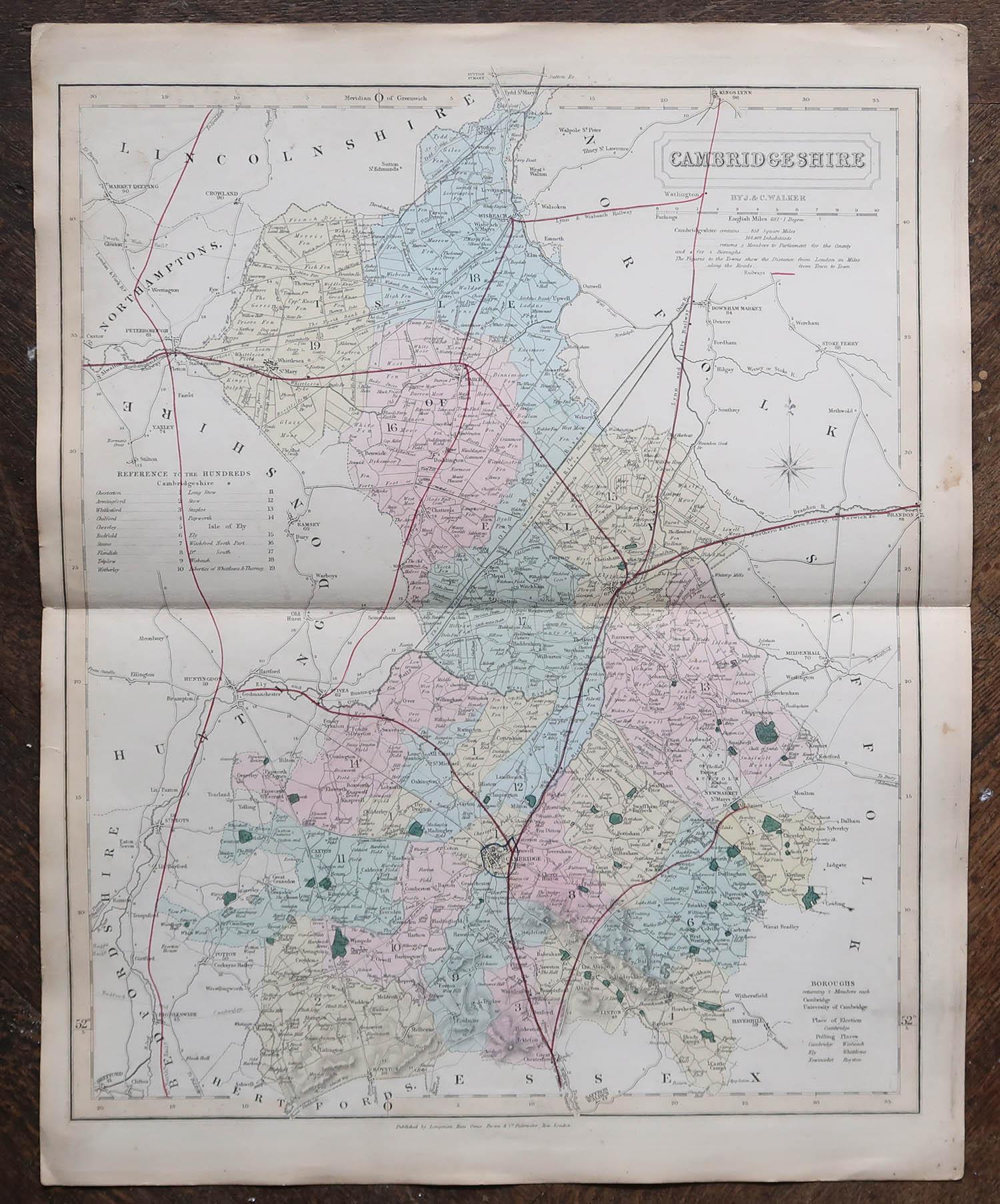 english counties map