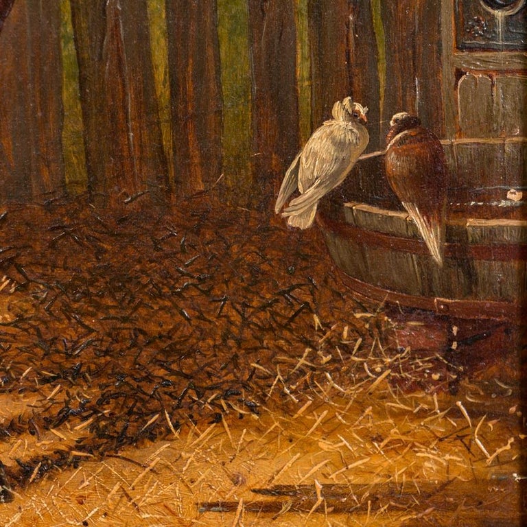 Original Antique English Oil Painting of Horses at 1stDibs horse oil