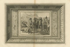 Grabado antiguo original de llamas peruanas, de Arnoldus Montanus, hacia 1671