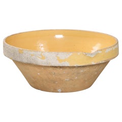 Ciotola in terracotta smaltata originale Antique French