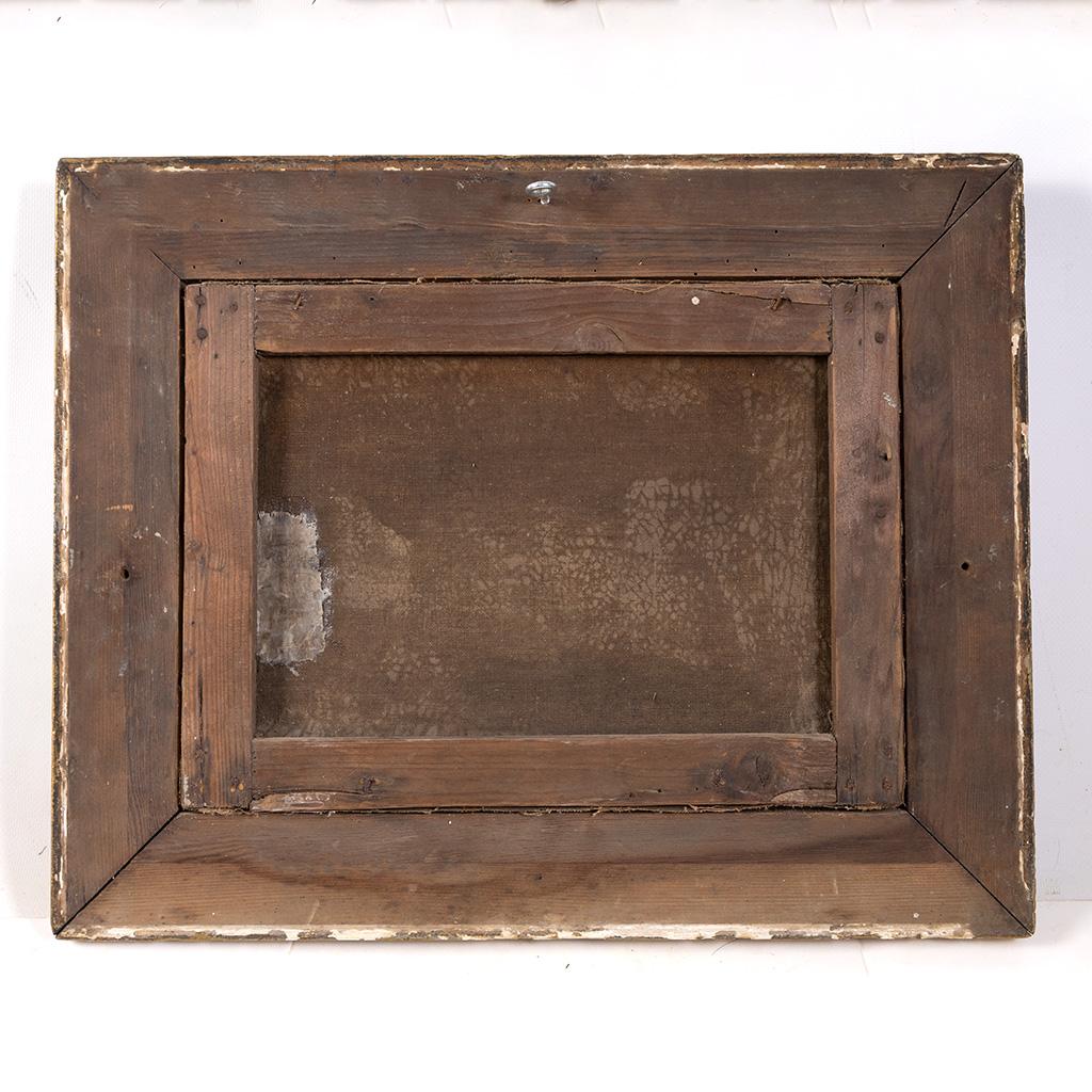 Original Antique French Öl auf Leinwand Stillleben Gemälde von Constantin Le Roux im Angebot 4