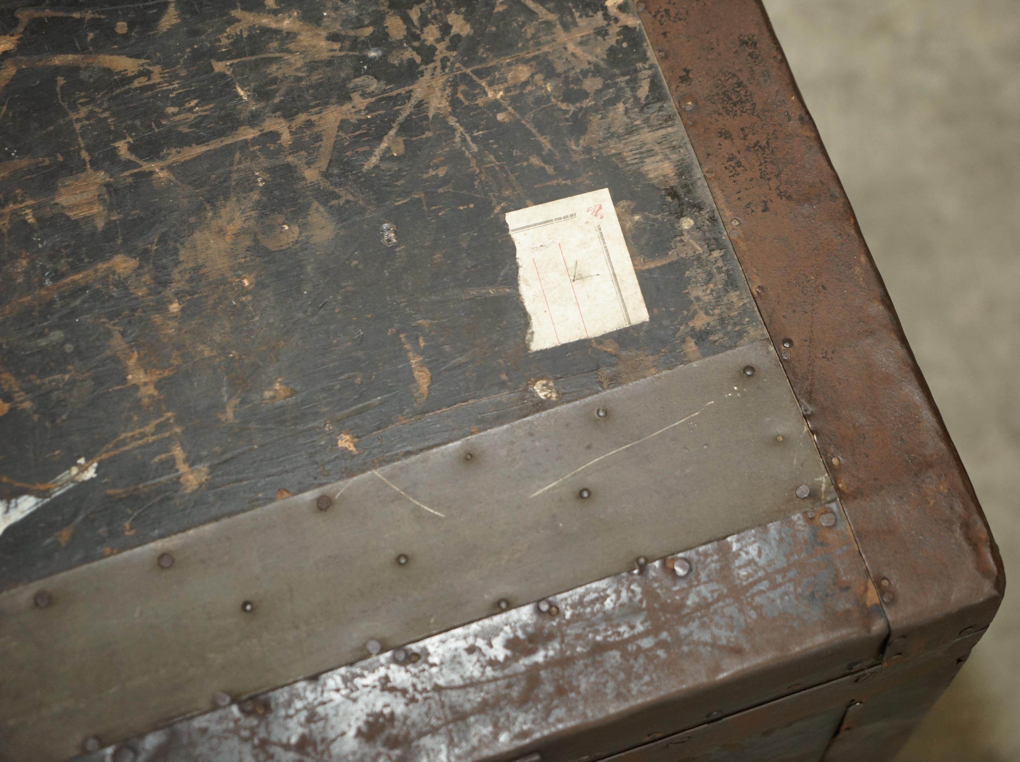 military steamer trunk