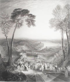 Original Antique Greek Mythology Print After J.M.W Turner. C.1850