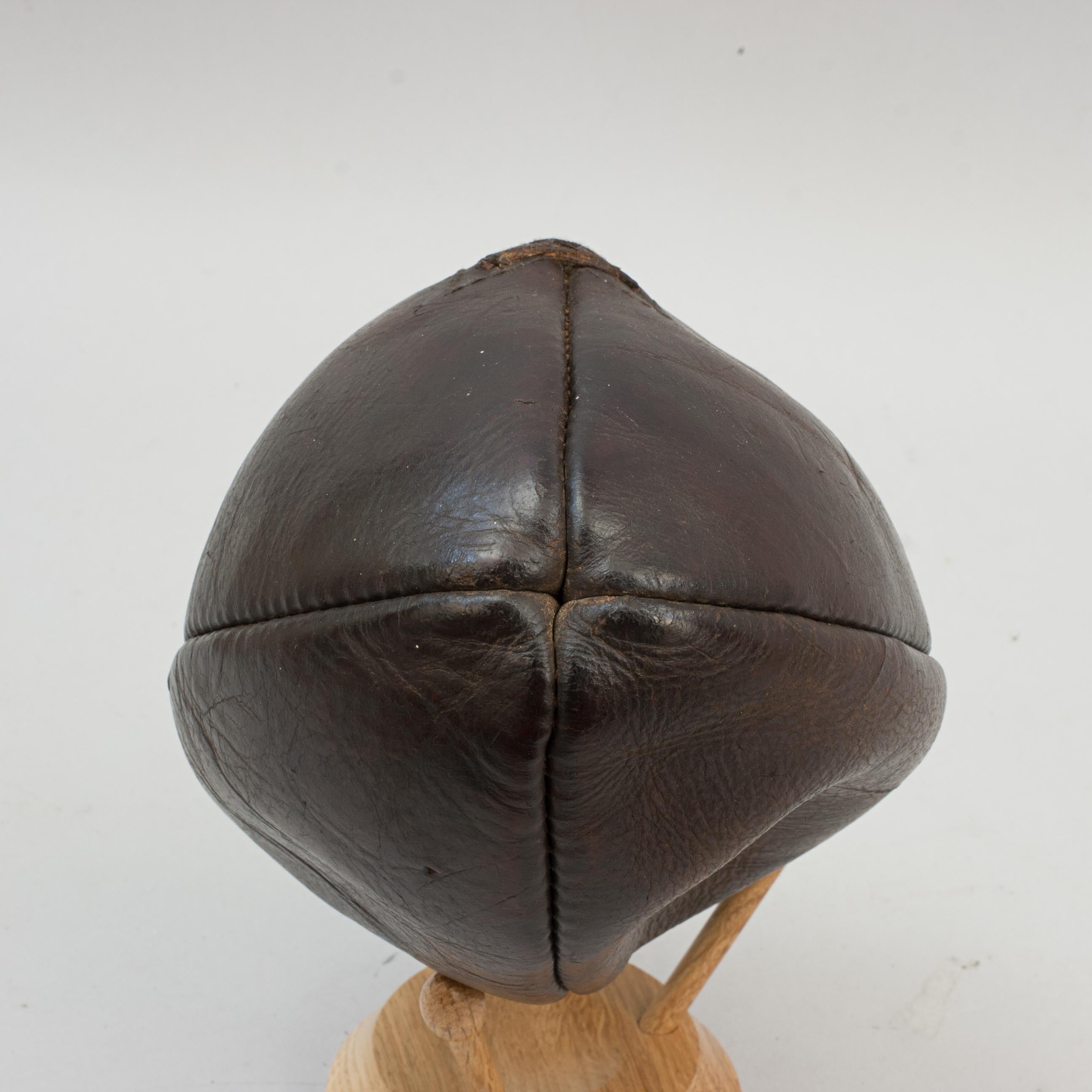 Original Antique Leather Rugby Ball. 1