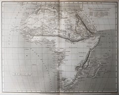 Original Antique Map of Africa, Arrowsmith, 1820