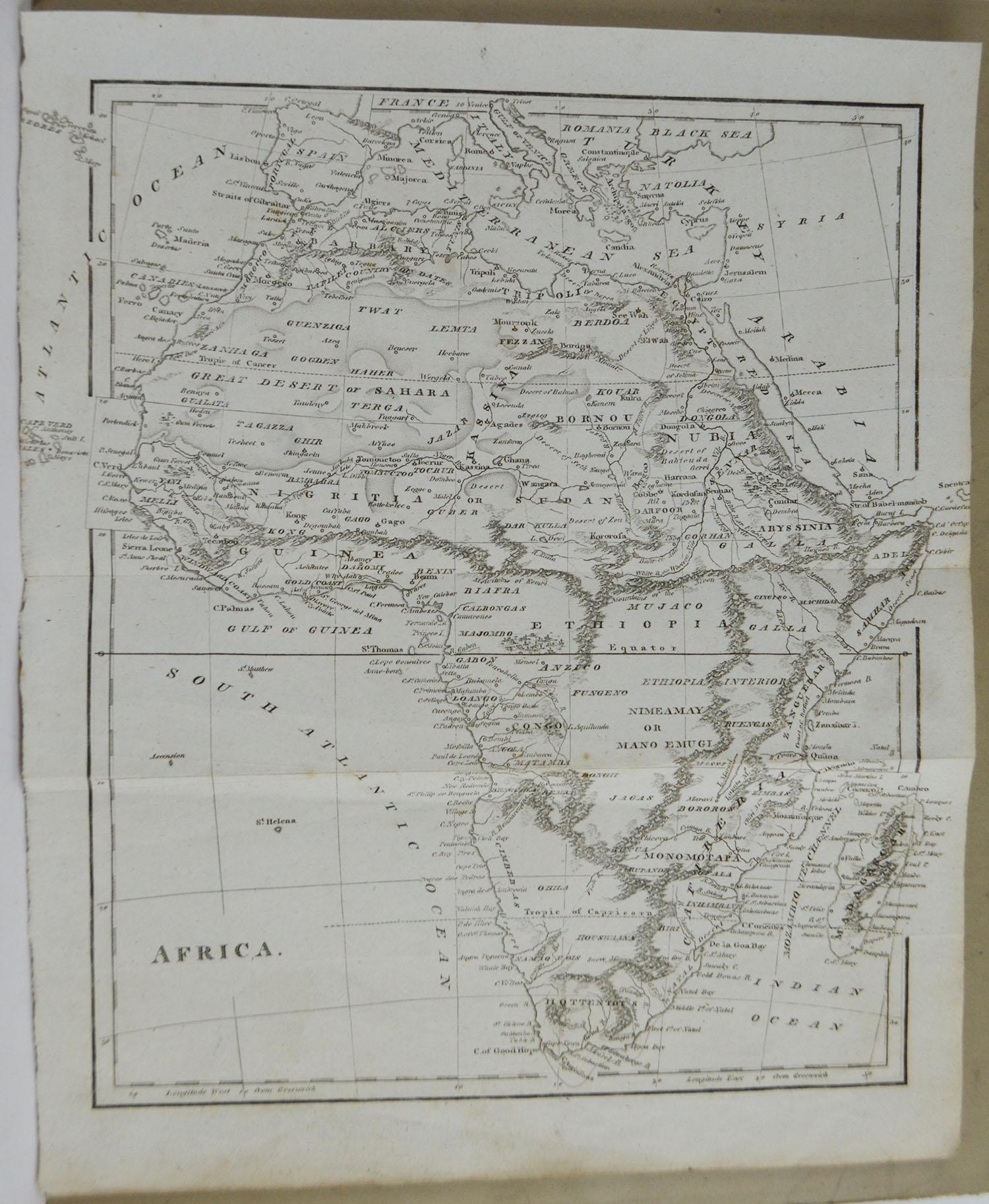 africa map 1800