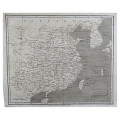 Original Antique Map of China by Thomas Clerk, 1817