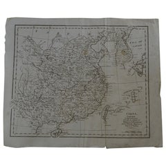 Original Antique Map of China, circa 1800