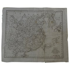 Original Antique Map of China, circa 1800