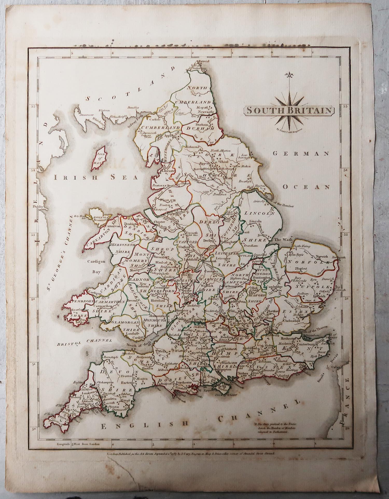 map of old england