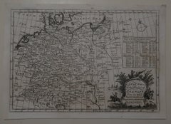 Original Antique Map of Germany. C.1780
