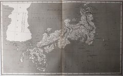 Original Antique Map of Japan. Arrowsmith. 1820