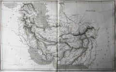 Original Antique Map of Persia / Iran, Arrowsmith, 1820