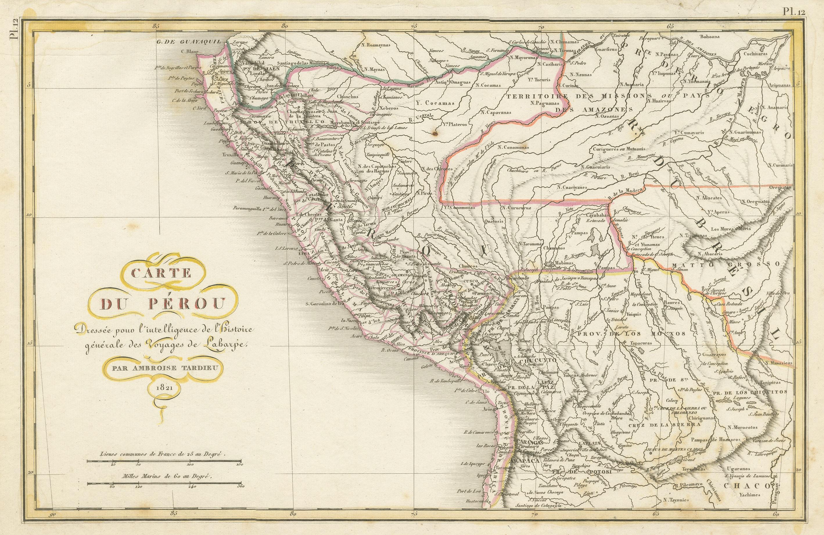 old peru map
