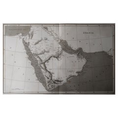 Original Antique Map of Saudi Arabia, Arrowsmith, 1820