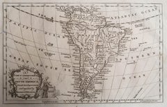 Original Antique Map of South America. C.1780