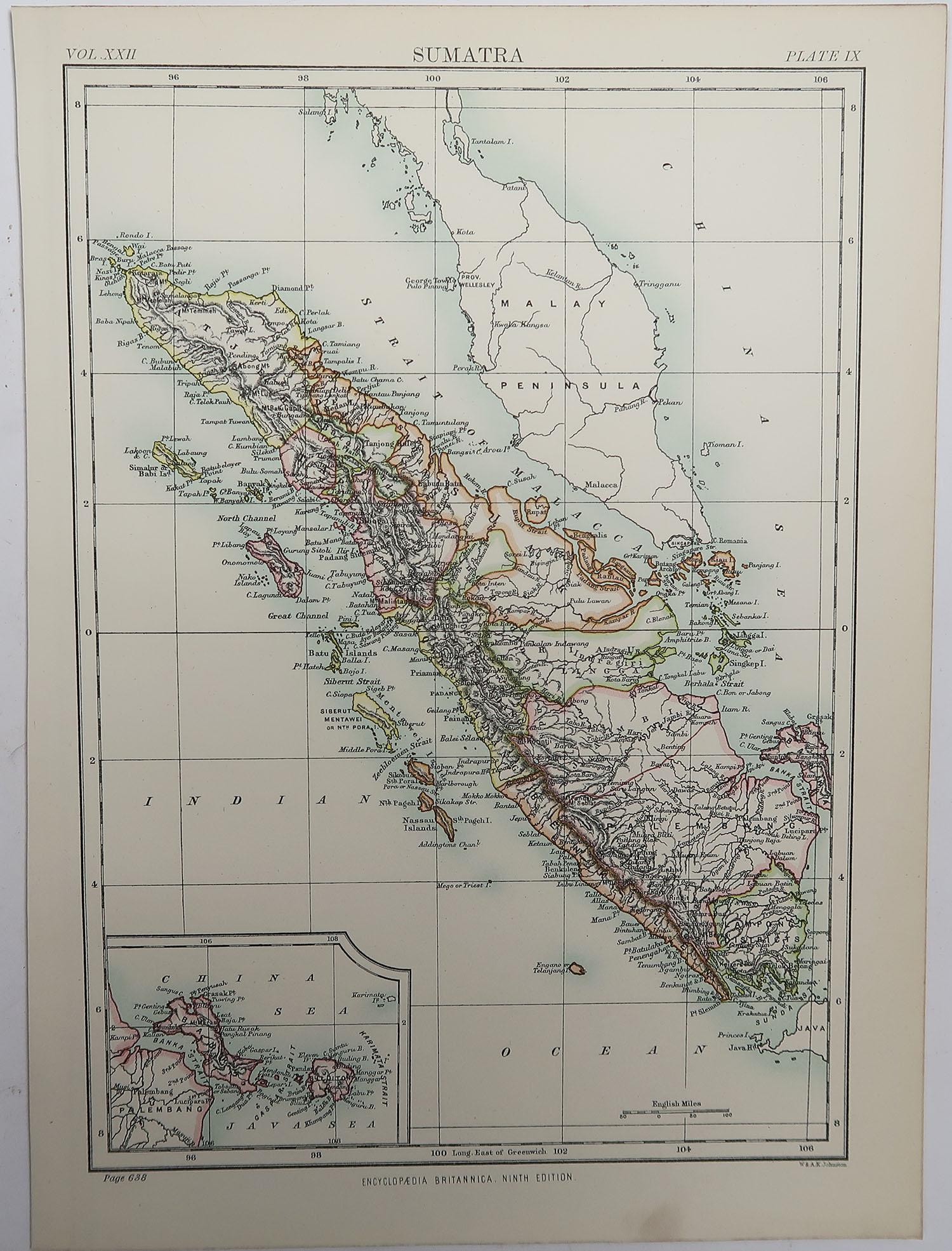 sumatra on map