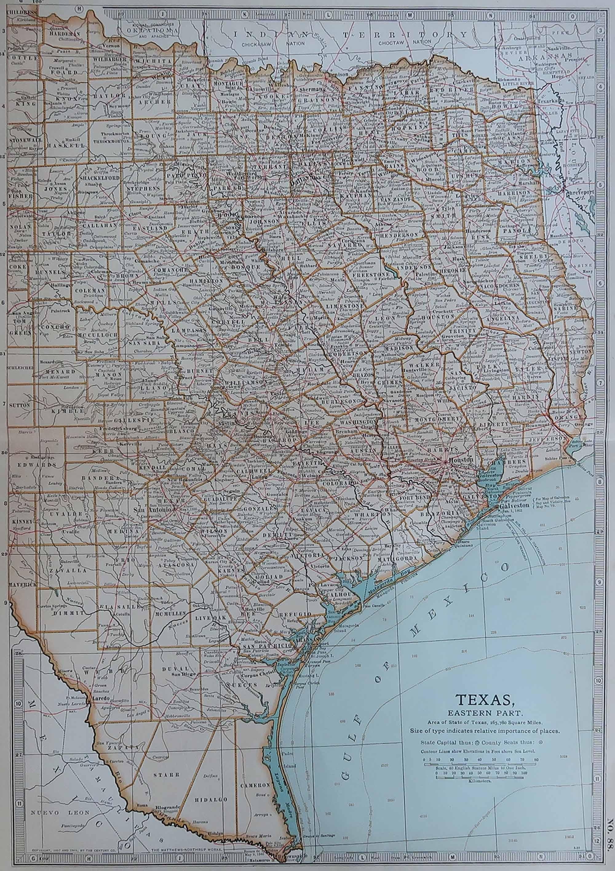 Carte ancienne du Texas (partie Est)

Publié par A.I.C Black. 1903

Couleur originale

Bon état

Sans cadre.

Expédition gratuite








