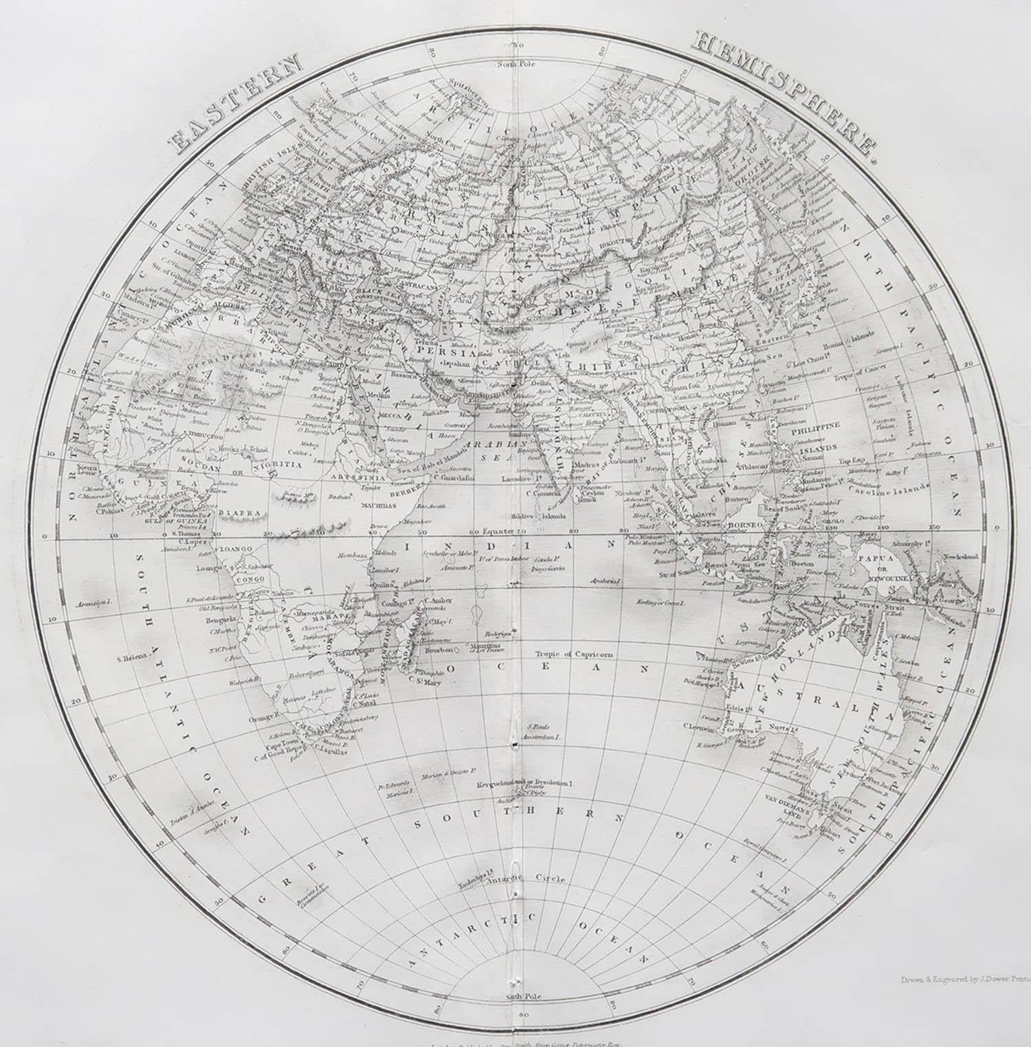Belle carte de l'hémisphère oriental 

Dessiné et gravé par J.Dower

Publié par Orr & Smith. C.1835

Non encadré.

Expédition gratuite








