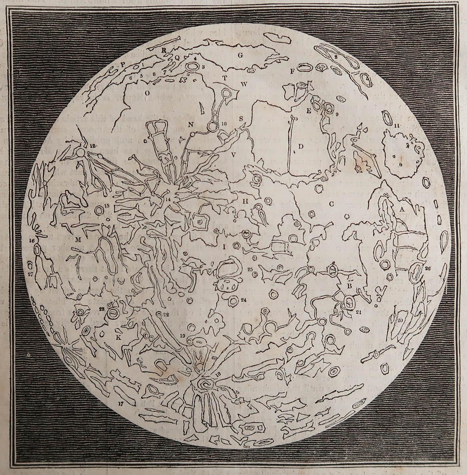 Great image of the moon

Woodcut engraving

Text on verso

Published 1833.



Free shipping.




