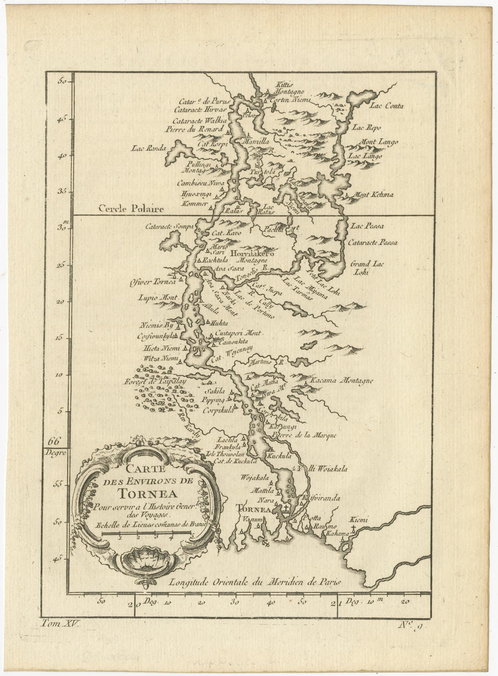 Carte ancienne intitulée 