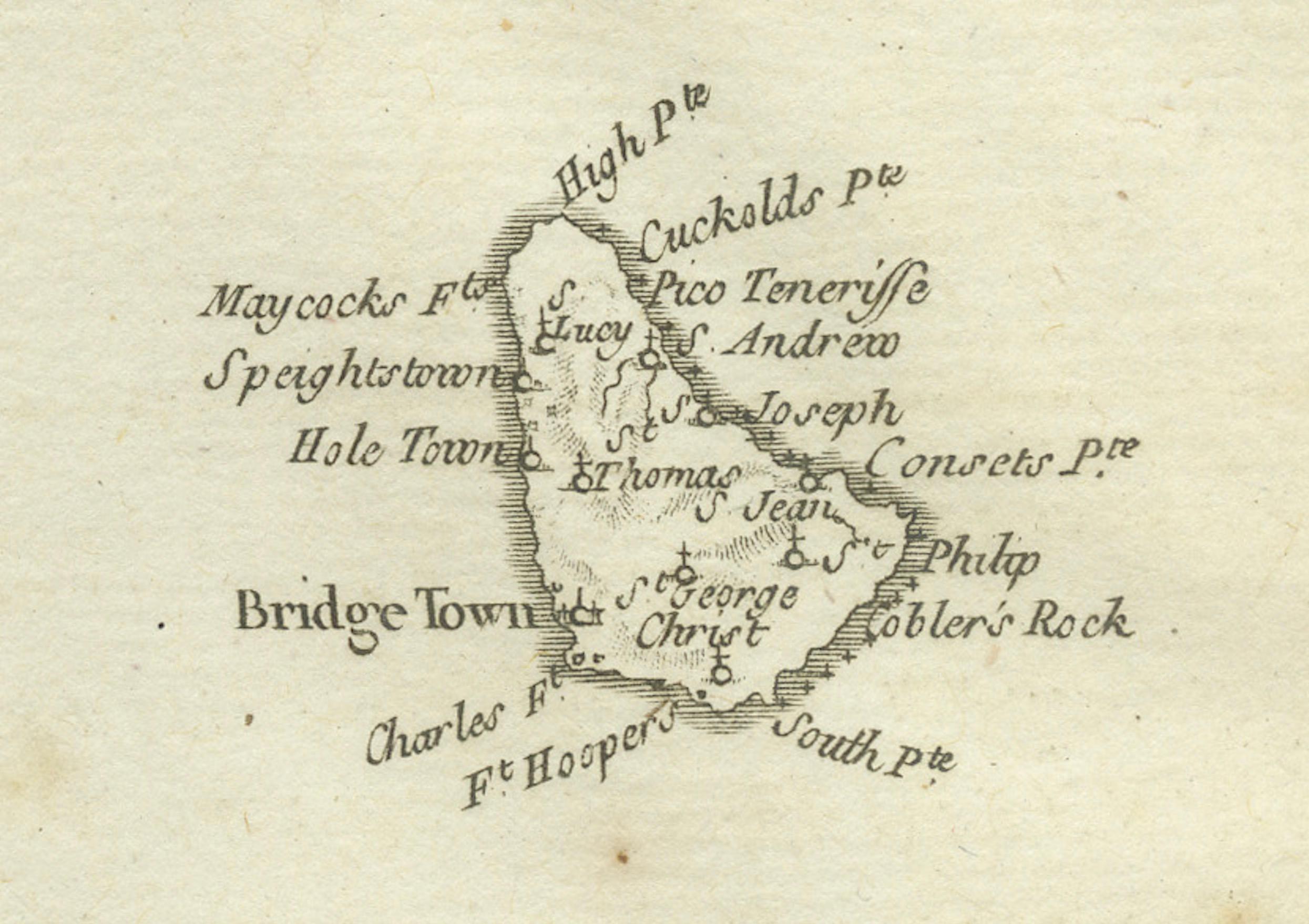 Original Antike Karte der Jungfraueninseln mit Einsätzen von karibischen Inseln, 1787 im Angebot 3