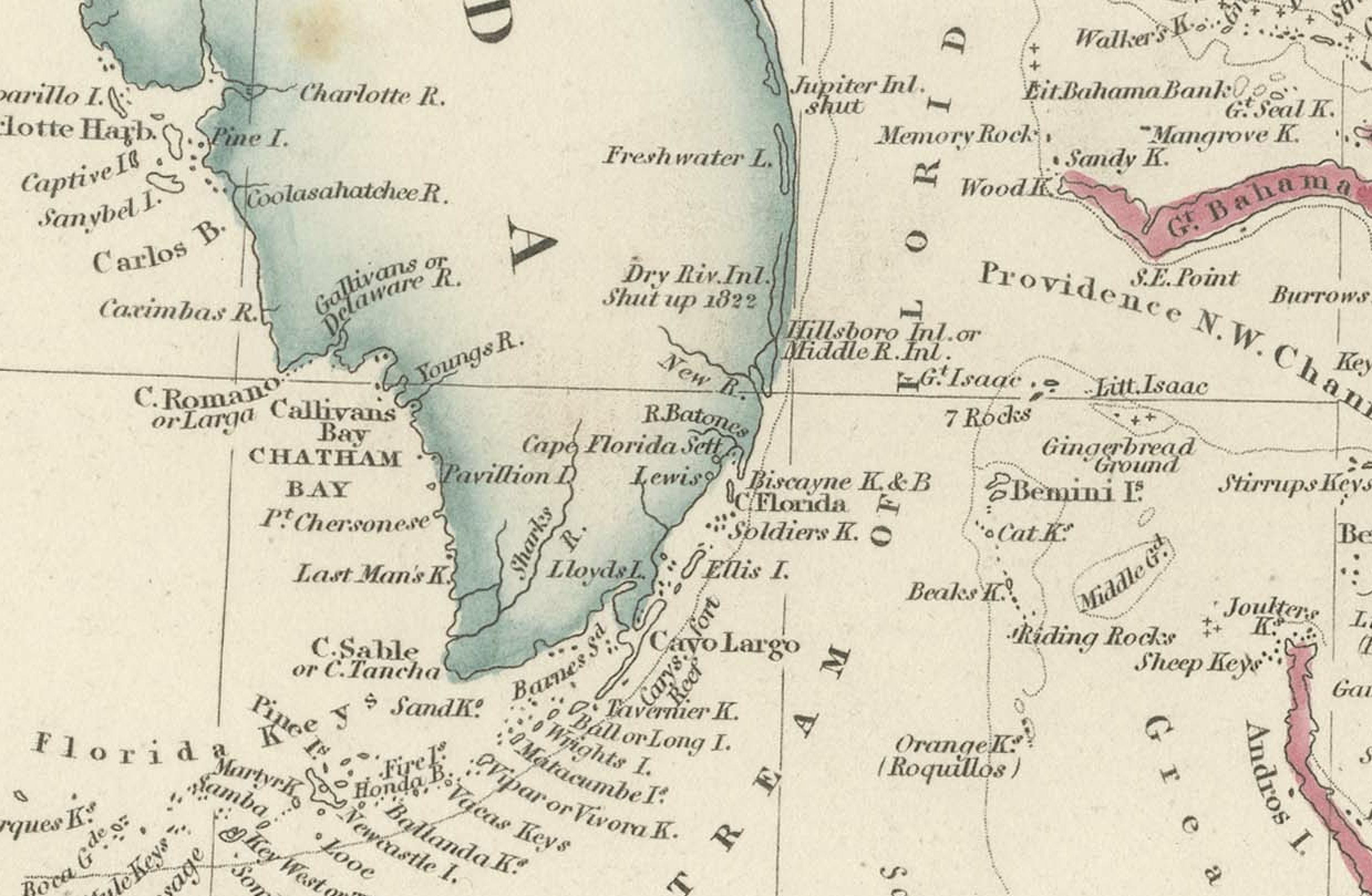 Originale antike Karte der Westindischen Inseln von J. Arrowsmith, 1842 (Papier) im Angebot