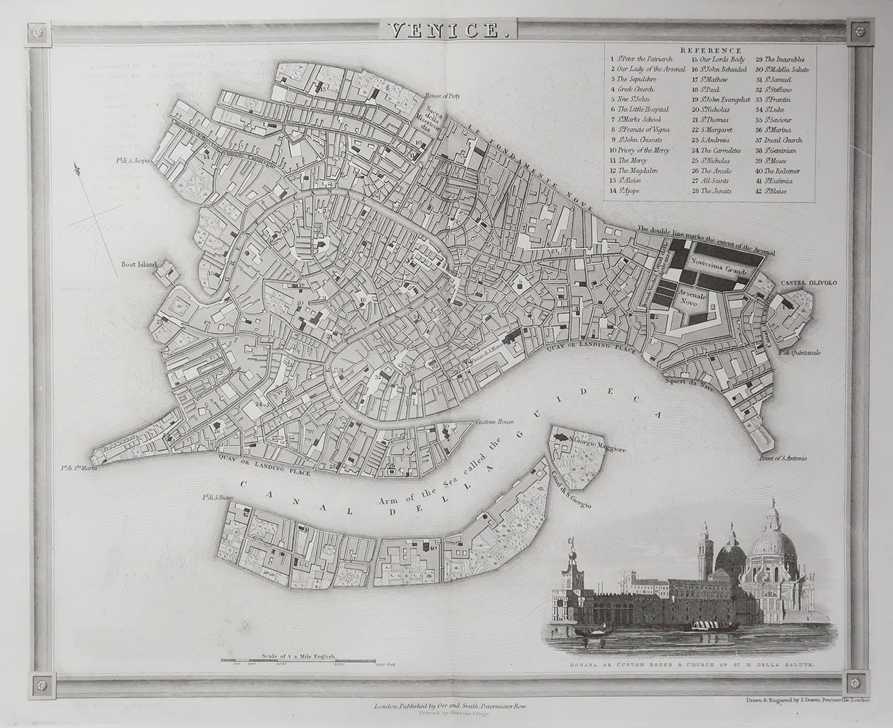 Belle carte de Venise

Dessiné et gravé par J.Dower

Publié par Orr & Smith. C.1835

Non encadré.

Expédition gratuite








