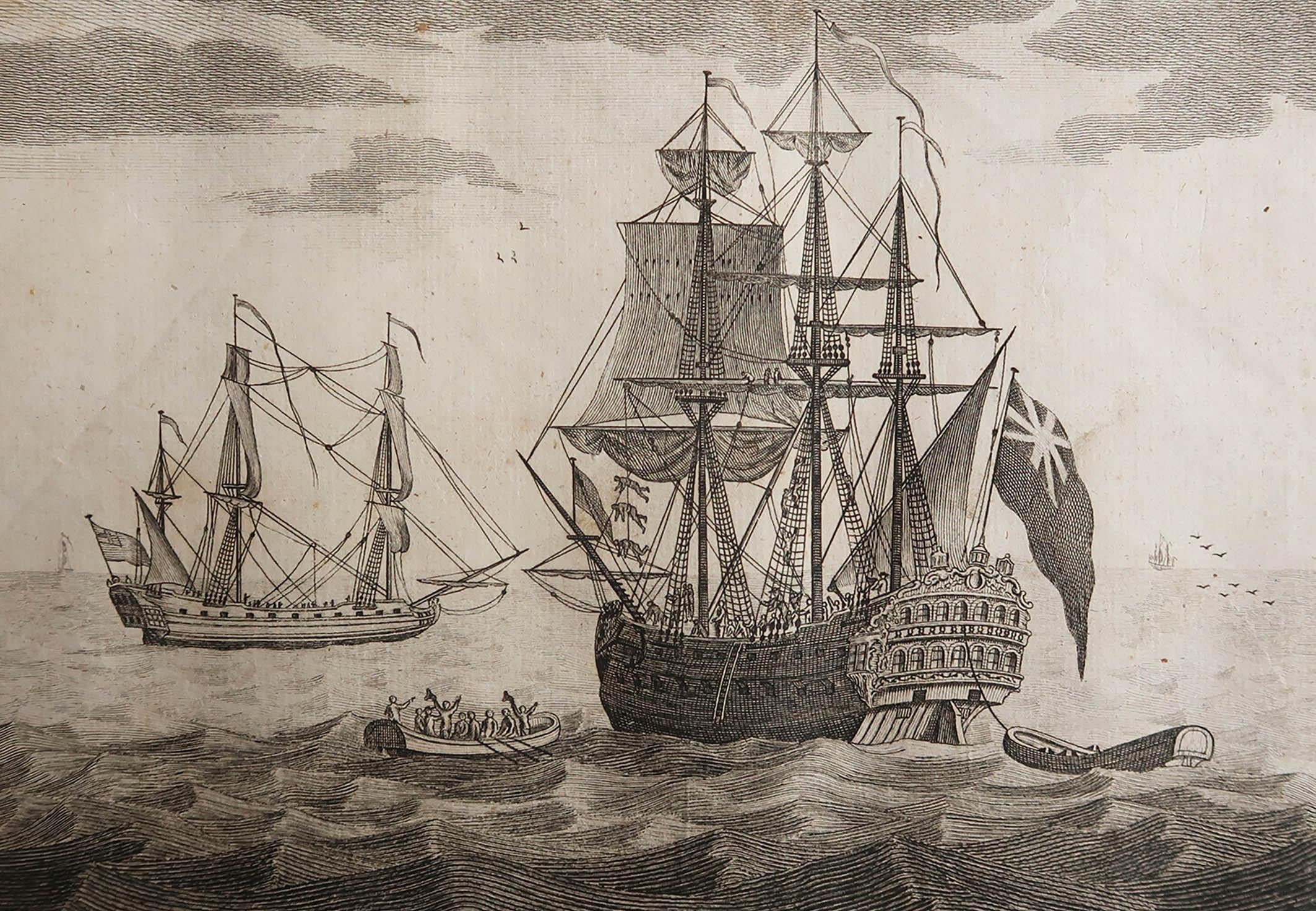 Wunderschöner Marinedruck. 

Kupferstich

Veröffentlicht C.1780 

Ungerahmt.


  



  
 



