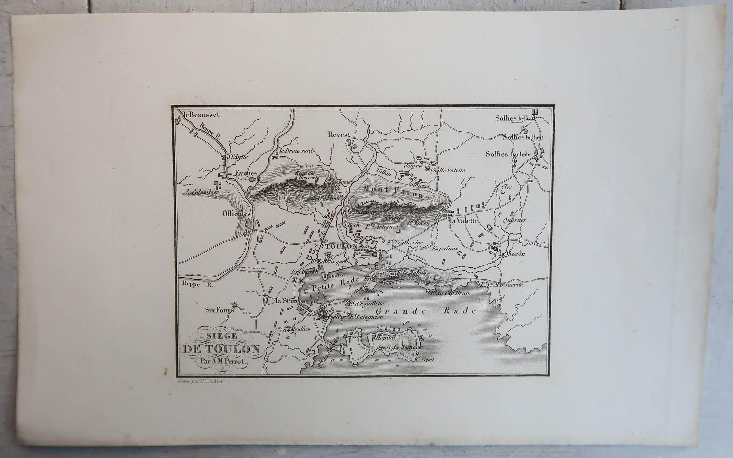 toulon napoleon map