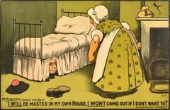 Antico manifesto politico elettorale originale Asquith Redmond Hassall