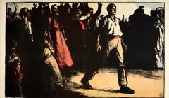 Original Antique Poster Forward The Day Is Breaking UK Elections Labour Party