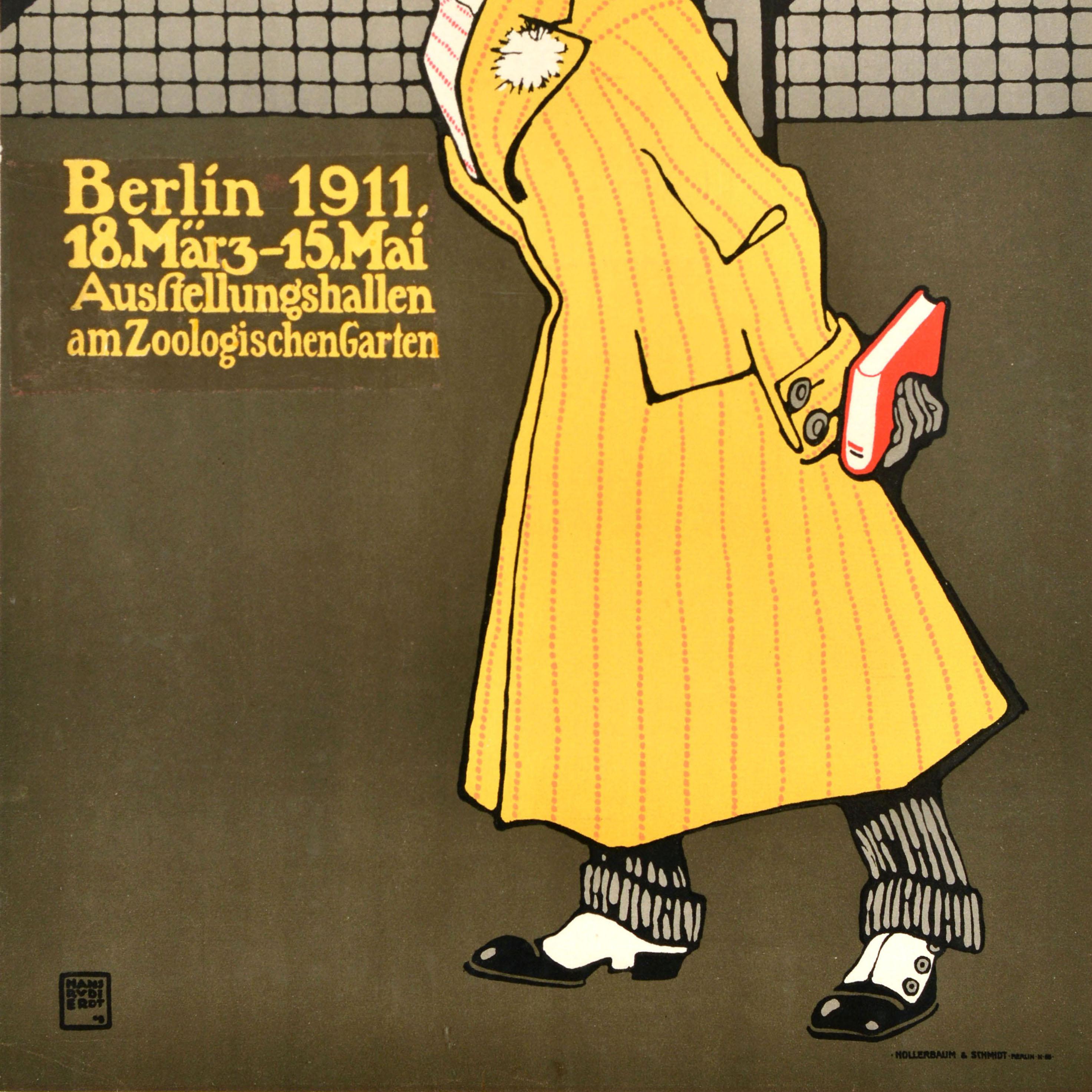 Original Antikes Plakat Internationale Reise- und Tourismusausstellung Berlin Erdt (Deutsch) im Angebot