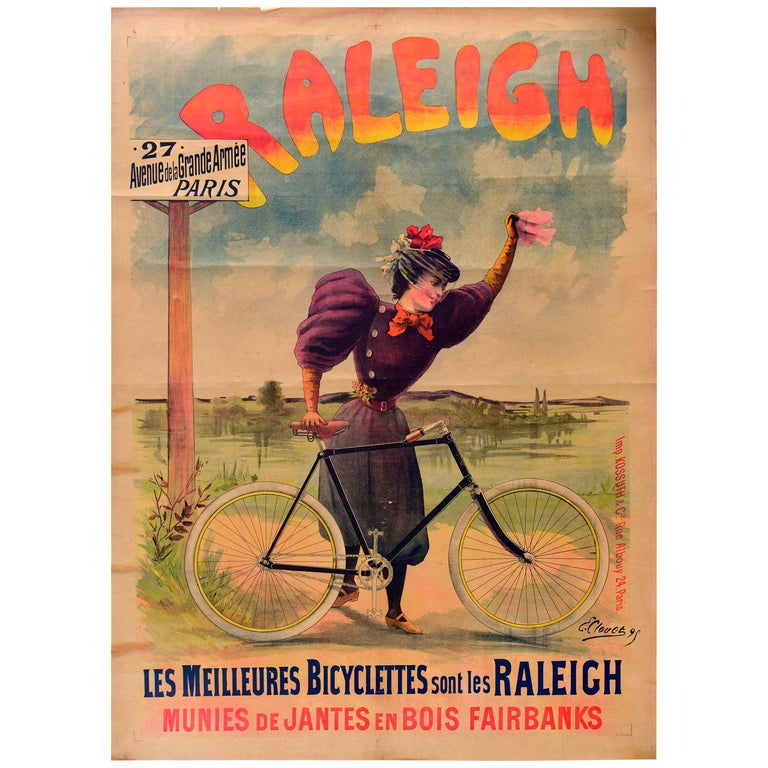 1890s Classic French Bicycle Poster 16x24 Phebus Bicycles Paris 1890s Classic French Bicycle Poster 16x24 Phebus Bicycles Paris