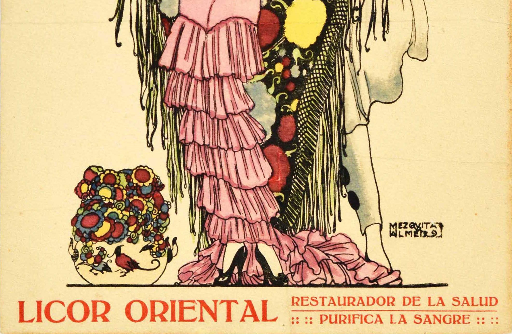 Spanish Original Antique Poster Sales Litinadas Catala Iodized Salts Vichy Health Drink
