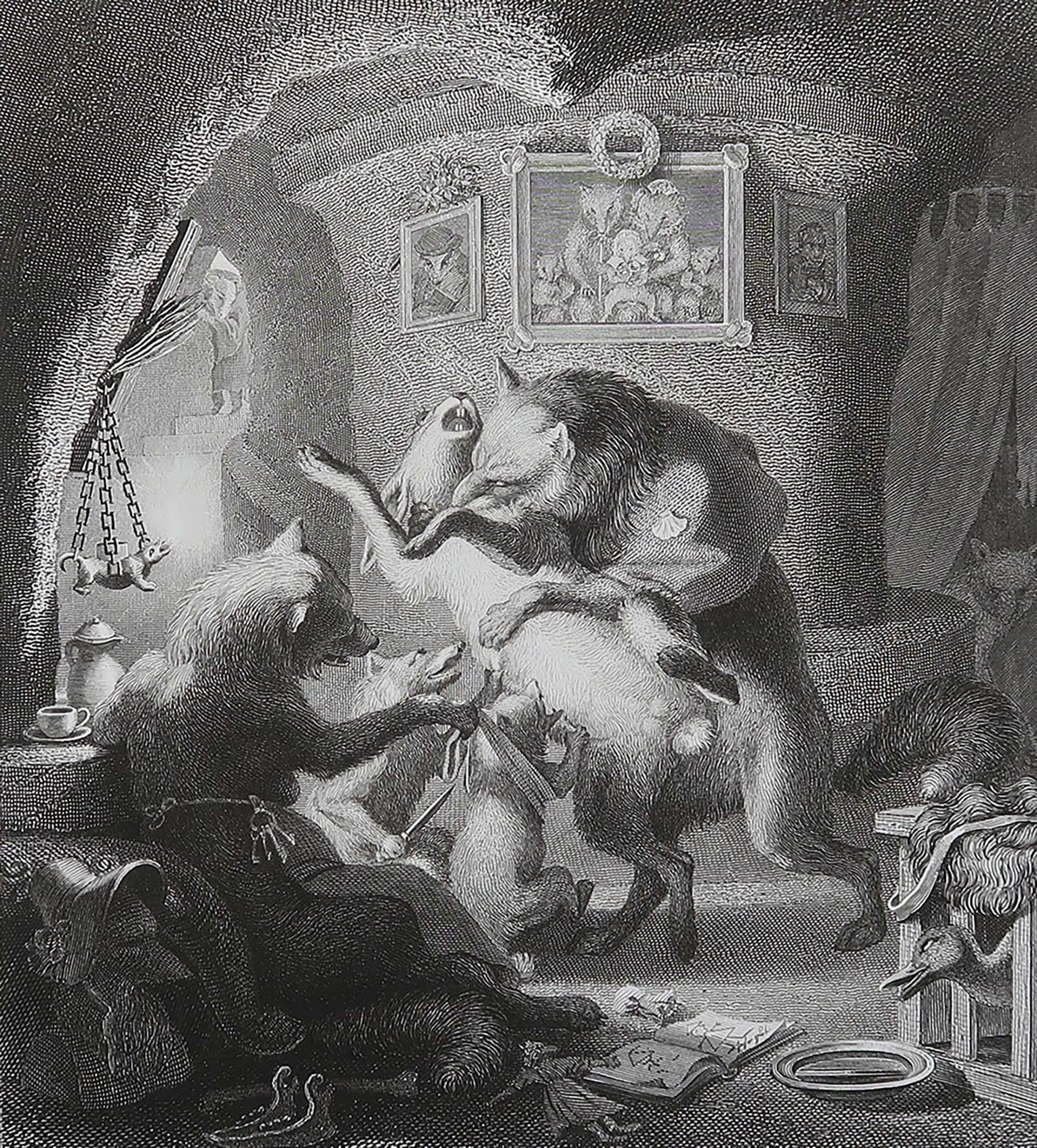 Belle image de Heinrich Leutemann

De la série Reynard Le Renard

Gravure sur acier fin

Publié par A.H. Payne C.C. 1850

Non encadré.

