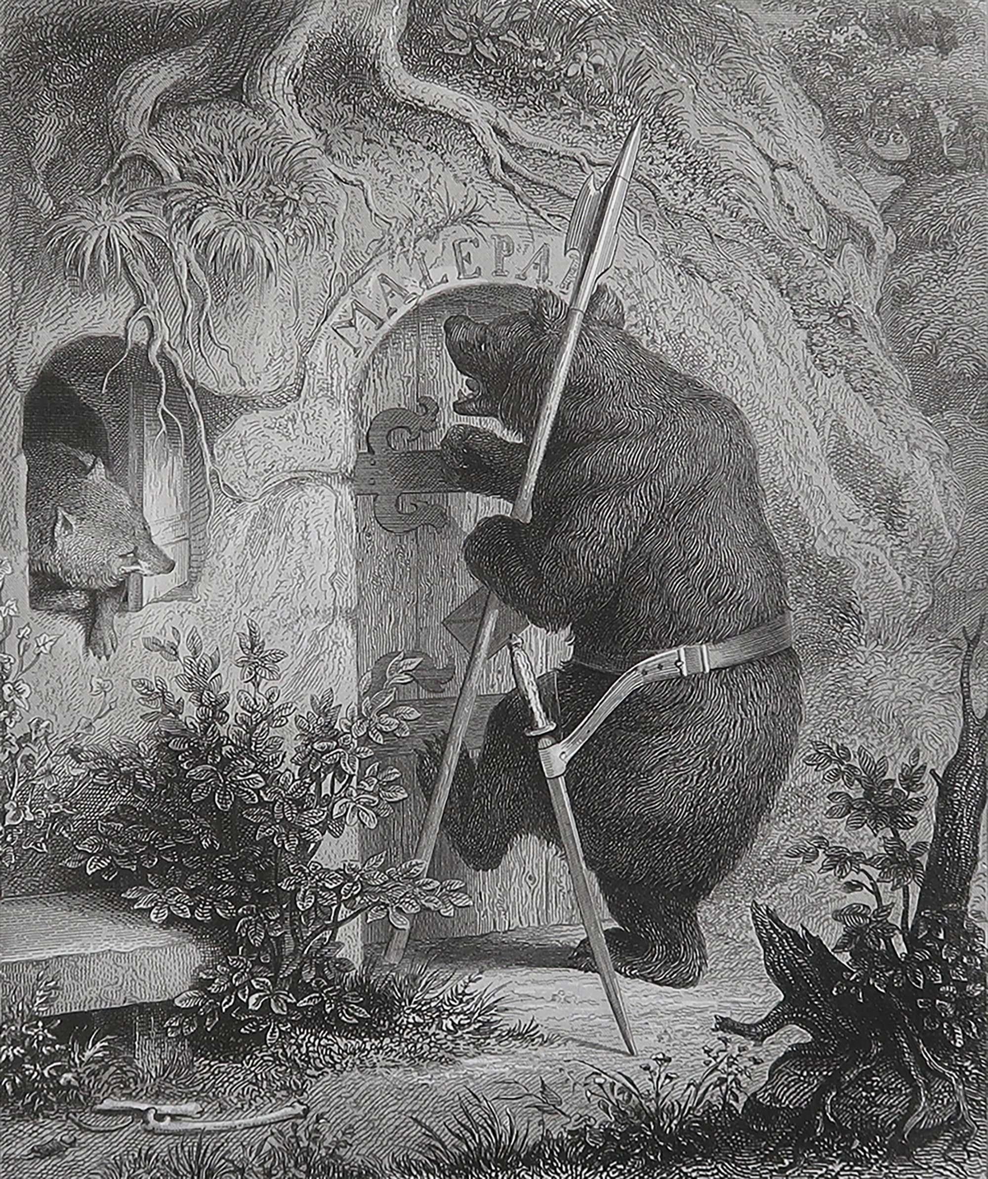 Belle image de Heinrich Leutemann

De la série Reynard Le Renard

Gravure sur acier fin

Publié par A.H. Payne C.C. 1850

Non encadré.

