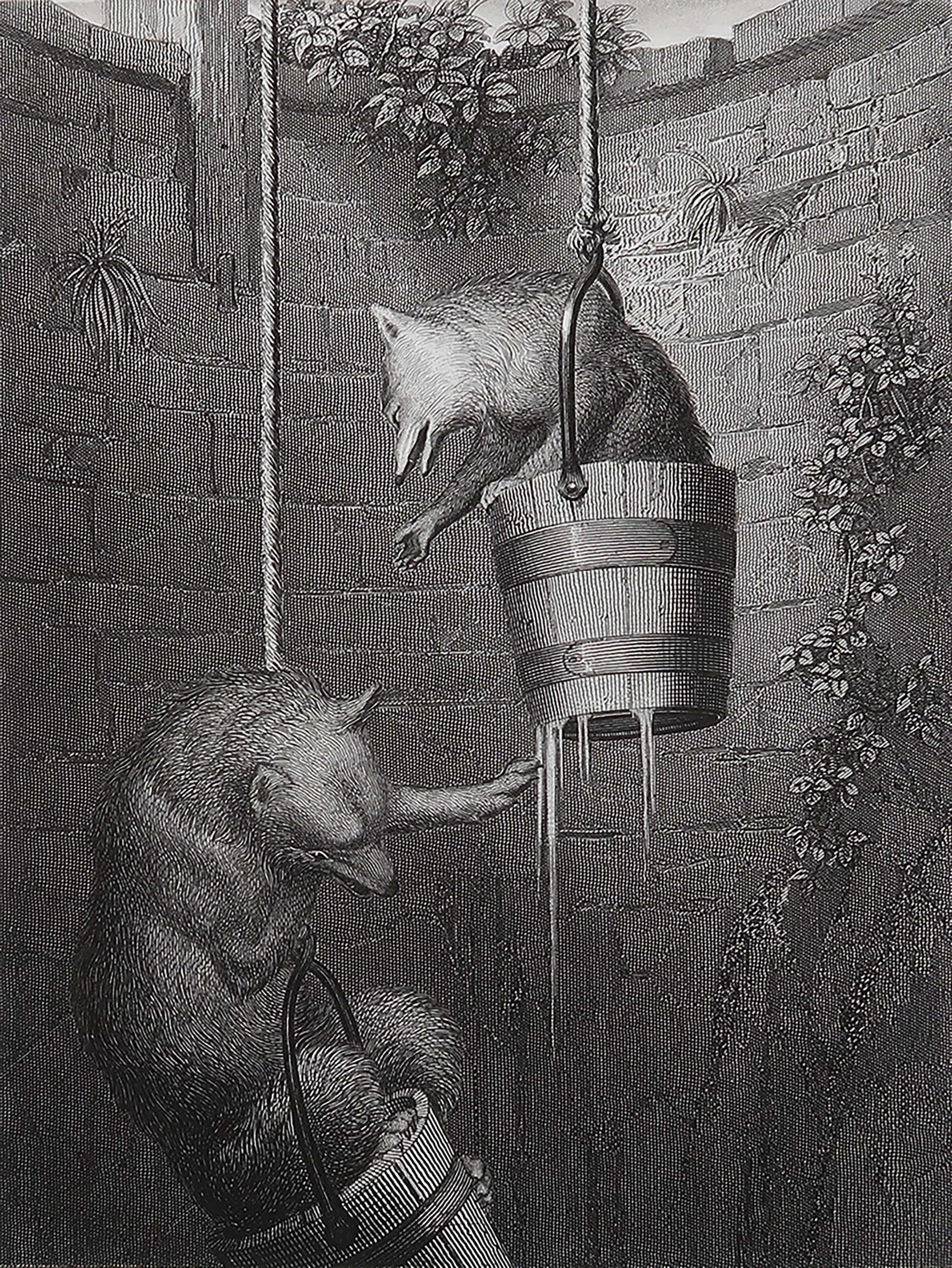 Belle image de Heinrich Leutemann

De la série Reynard Le Renard

Gravure sur acier fin

Publié par A.H. Payne C.C. 1850

Non encadré.

