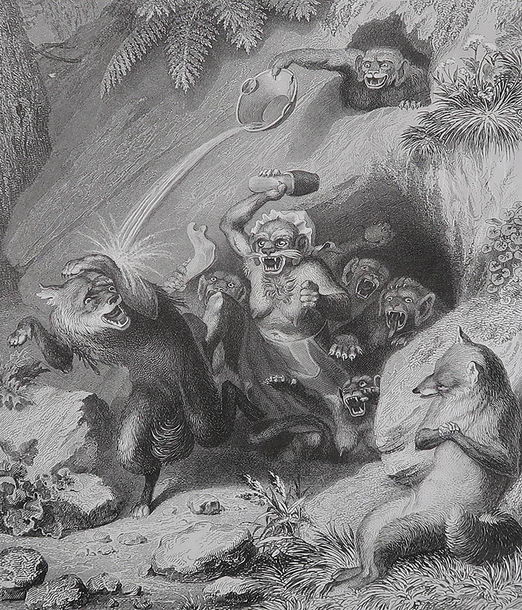 Belle image de Heinrich Leutemann

De la série Reynard Le Renard

Gravure sur acier fin

Publié par A.H. Payne C.C. 1850

Non encadré.

