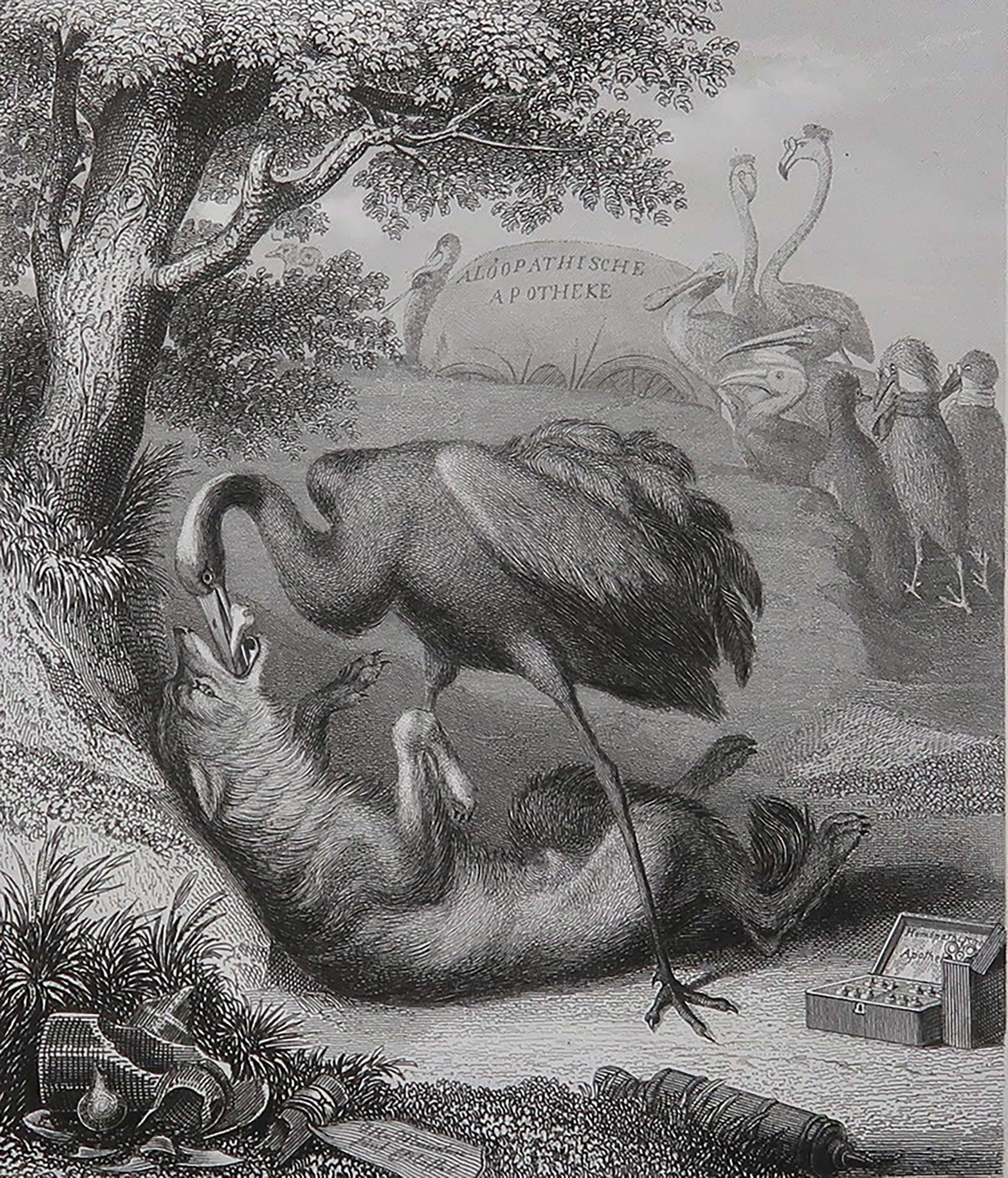 Belle image de Heinrich Leutemann

De la série Reynard Le Renard

Gravure sur acier fin

Publié par A.H. Payne C.C. 1850

Non encadré.

