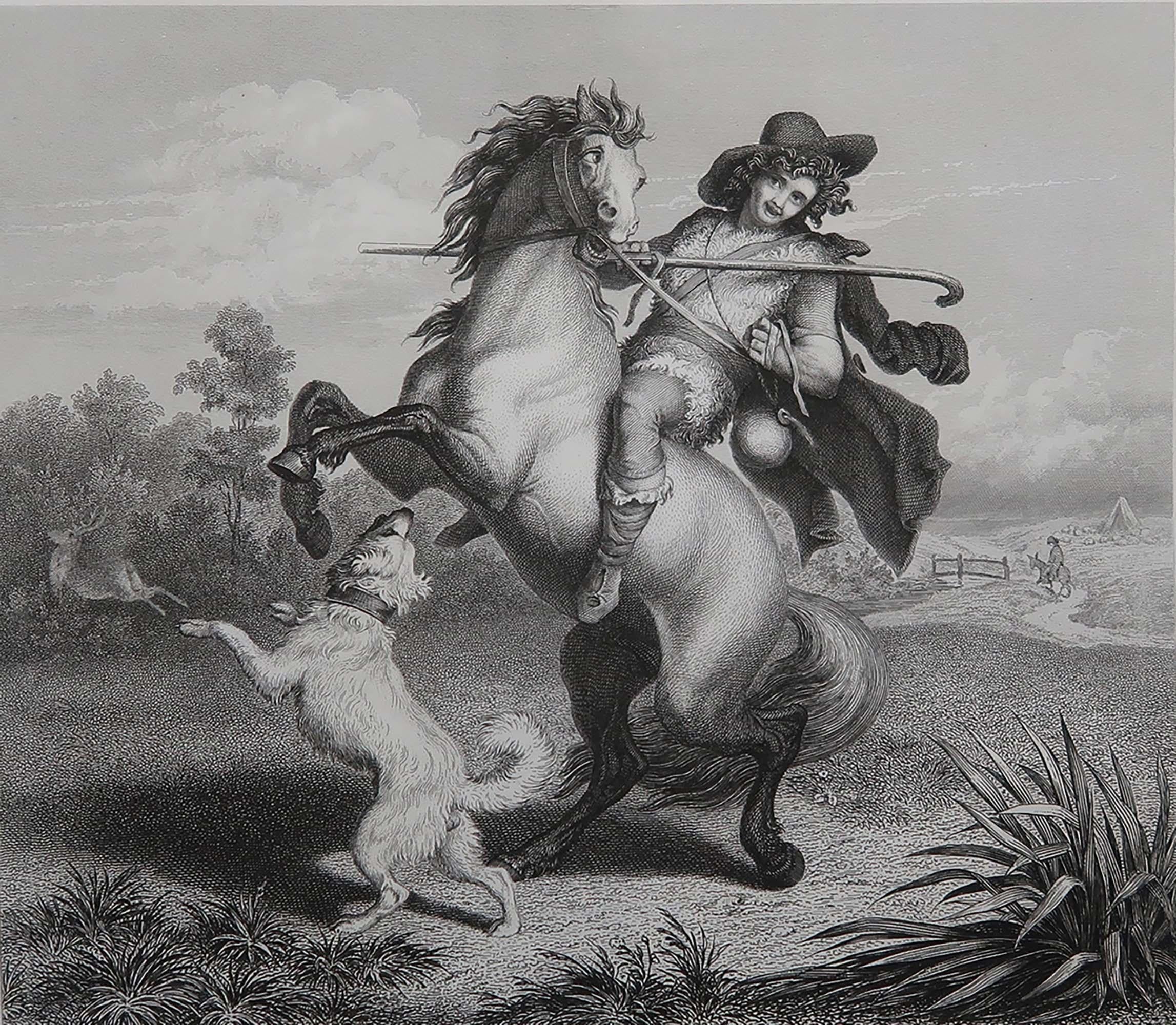 Belle image de Heinrich Leutemann

De la série Reynard Le Renard

Gravure sur acier fin

Publié par A.H. Payne C.C. 1850

Non encadré.

