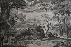 Original Antique Print after Jan Luyken, Amsterdam, Genesis II, 1724