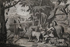 Original Antique Print after Jan Luyken, Amsterdam, Genesis II, 1724