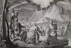 Original Antique Print After Jan Luyken, Amsterdam, Genesis IX, 1724