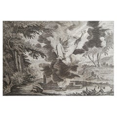 Impression d'origine ancienne d'après Jan Luyken, Amsterdam, Genesis V, 1724