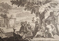 Original Antique Print After Jan Luyken, Amsterdam. Genesis XVIII. 1724