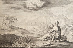 Original Antique Print After Jan Luyken, Amsterdam, Genesis XXI, 1724