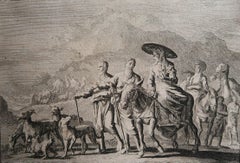 Original Antique Print After Jan Luyken, Amsterdam, Genesis XXXI, 1724